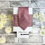 Desert Rose Paisley Wedding Tie Set, thumbnail 6 of 6