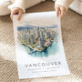 Vancouver Canada City Landmark Travel Destination Print, thumbnail 4 of 7