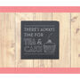 Great British Baker 'There's Always Time For Tea And Cake' Square Slate Coaster, thumbnail 1 of 2