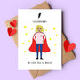 Personalised Superwoman Birthday Or Mother’s Day Card, thumbnail 3 of 5
