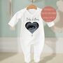 Personalised Pregnancy Reveal Baby Grow, thumbnail 1 of 6