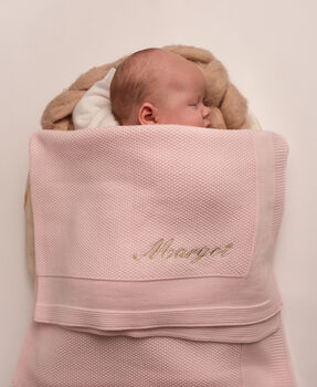 Personalised Baby Receiving Shawl, 3 of 8