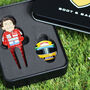 Ayrton Senna F1 Golf Divot Tool And Ball Marker, thumbnail 4 of 7