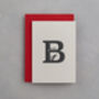 B Is For Badger, Alphabet Card, thumbnail 1 of 4