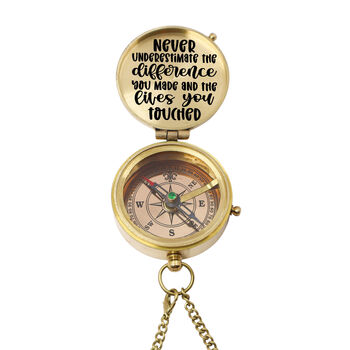 Personalised Compass Gift For Retirement, 3 of 11