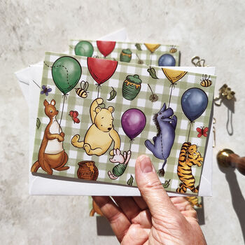 Winnie And Friends Set Of Six Note Cards And Envelopes, 2 of 10