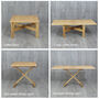 Oak Coffee Table That Converts Into Dining Table Convertable, thumbnail 1 of 12