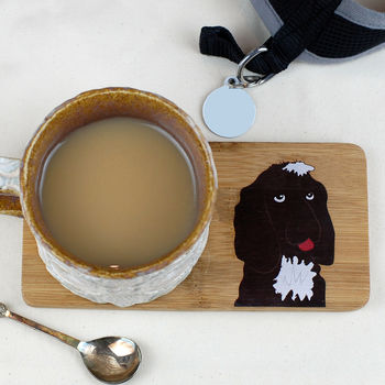 Personalised Dog Lover Gift Bamboo Coaster, 3 of 11