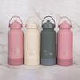 Cockapoo/ Cavapoo/ Maltipoo 30oz Water Bottle With Removable Dog Bowl In Pink/ Grey, thumbnail 7 of 7