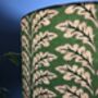 Woodcote Forest Green Botanical Drum Lampshades, thumbnail 6 of 8