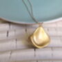 22ct Gold Vermeil Medium Sea Shell Pendant Necklace, thumbnail 2 of 3