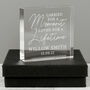 Personalised Carried For A Moment Crystal Token, thumbnail 3 of 4