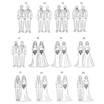 Personalised Wedding Details Wooden Matchbox, 7 of 9