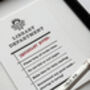 'Library Notes' Little Letterpress Print, thumbnail 2 of 4