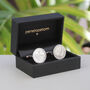 Luxury 60th Birthday Sixpence Cufflinks, thumbnail 3 of 8