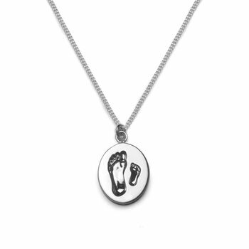 Mother And Child Sterling Silver Mothers Necklace, 3 of 4