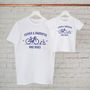 Personalised Father And Child Bike Ride T Shirt Set, thumbnail 1 of 4