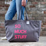 Custom Text Oversized Tote Bag, thumbnail 5 of 9