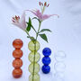 Assorted Coloured Glass Bubble Vase, thumbnail 2 of 8