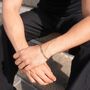 Men's Gold Opal Gemstone Cuban Chain Bracelet, thumbnail 2 of 11