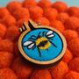 Mini Bee Charm Embroidery Kit, thumbnail 1 of 5