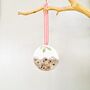 Ceramic Christmas Pudding Hanging Decoration, thumbnail 1 of 4