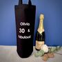 Personalised Fabulous Milestone Birthday Cotton Bottle Bag, thumbnail 1 of 3