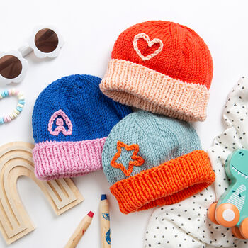 Toddler Hat Personalised Knitting Kit, 8 of 8