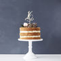 Decorative Birthday Age Wooden Cake Topper, thumbnail 6 of 7