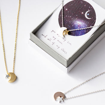 Personalised Moon And Star Necklace, 4 of 11