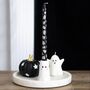 Sweet Ghost Candle Holder With Taper Candle, thumbnail 1 of 2