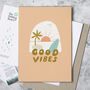 'Good Vibes' Graphic Beach Print, thumbnail 2 of 6