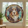 Bernese Mountain Dog Stained Glass Effect Suncatcher, thumbnail 6 of 6