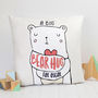 Personalised Bear Hug Cushion, thumbnail 2 of 5