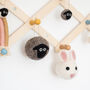 Set Of Easter Rabbit And Sheep Hanging Decorations, thumbnail 1 of 4