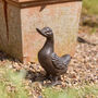 6th Anniversary Iron Duck Garden Ornament, thumbnail 3 of 8