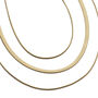 Dainty 14 K Gold Plated Chain Choker Necklace, thumbnail 3 of 6