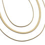 Dainty 14 K Gold Plated Chain Choker Necklace, thumbnail 3 of 7