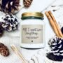 All I Want For Christmas Personalised Scented Candle, thumbnail 1 of 6