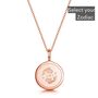 Personalised Rose Gold Plated Zodiac Icon Necklace, thumbnail 1 of 12