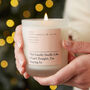 Introvert Staying In Tonight Gift Scented Candle, thumbnail 1 of 12