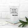 Personalised Words Of Wisdom Teacher's Travel Mug, thumbnail 3 of 7