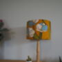 Mustard Bold Floral Handmade Lampshade, thumbnail 3 of 7