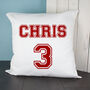 Personalised Football Shirt Cushion Cover, thumbnail 5 of 8
