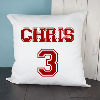 Personalised Football Shirt Cushion Cover, 5 of 8