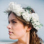 Ivory Flower Crown Halo With Berries 'Rosenwyn', thumbnail 3 of 8