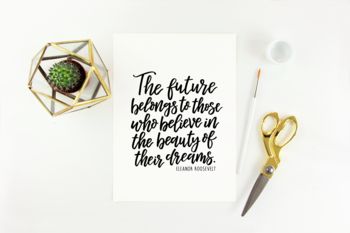 The Future Belongs To Those Who Believe Print, 4 of 7