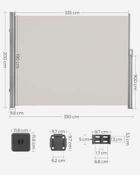 Extendable Privacy Screen For Patio Or Garden, 7 of 8