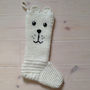 Handmade Polar Bear Christmas Stocking, thumbnail 3 of 3