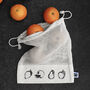 Set Of Three Fairtrade, Organic Cotton Grocery Bags, thumbnail 5 of 5